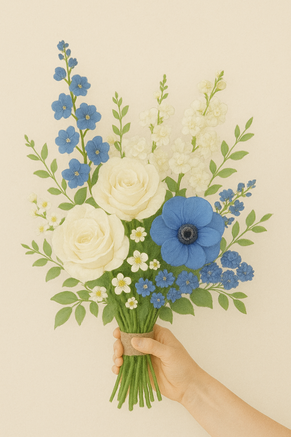 (TEST) Flower blue