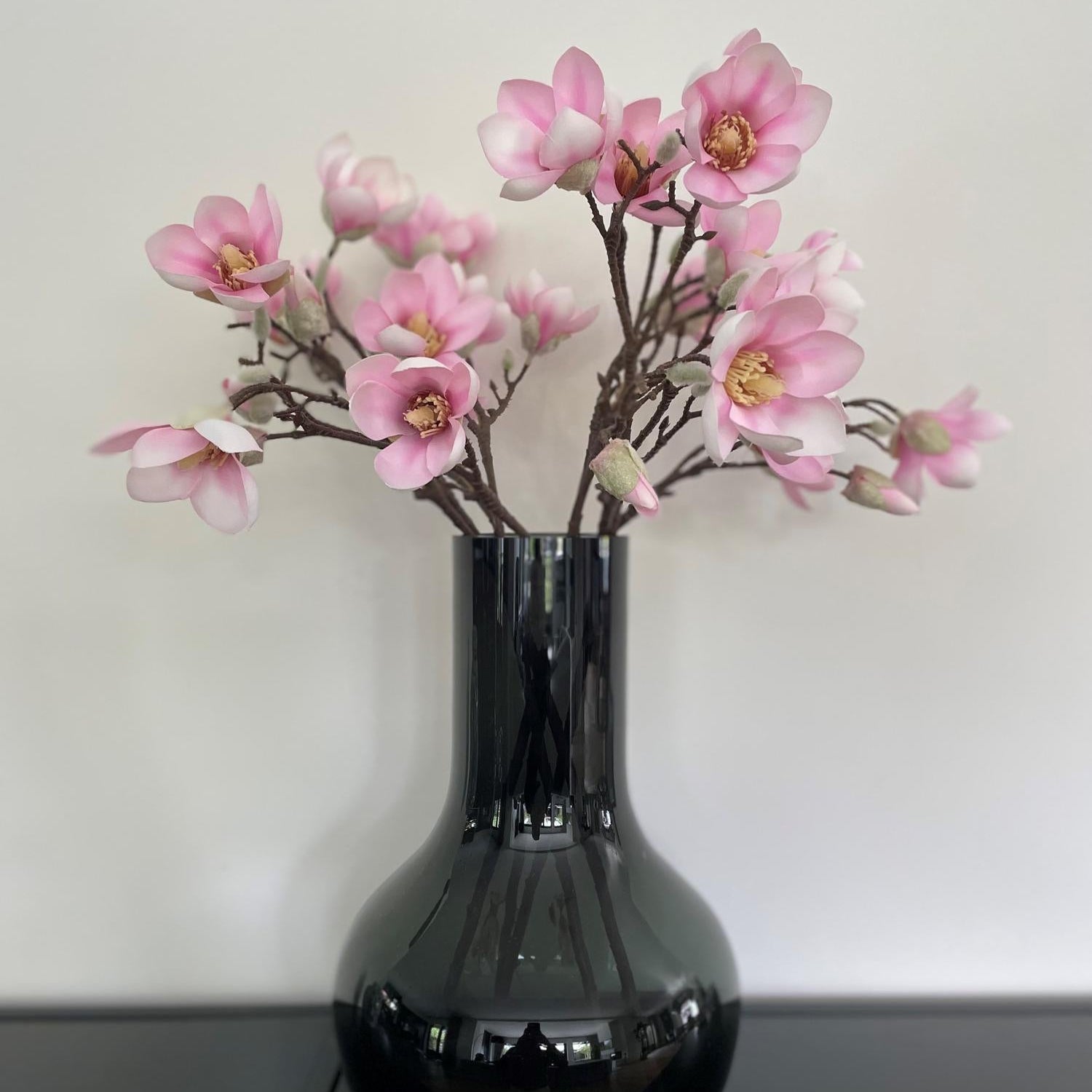 Magnolia blomst Pink x8 - 65cm