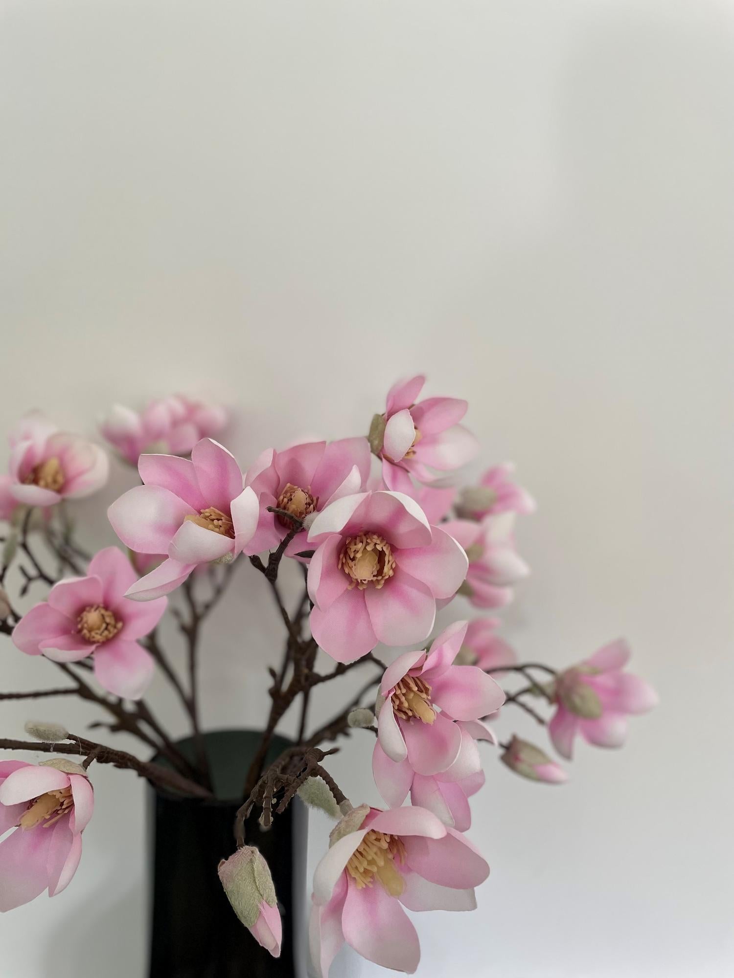 Magnolia blomst Pink x8 - 65cm
